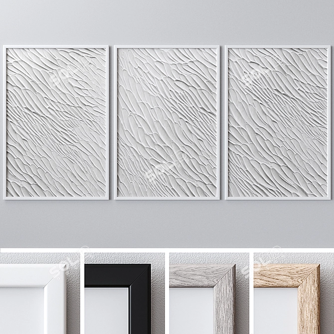 Large Wall Art Set: 2085 3D model image 1