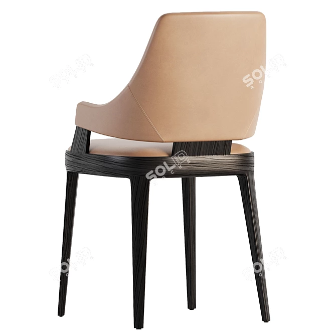 Elegant Potocco Velis Chair in 3D 3D model image 4