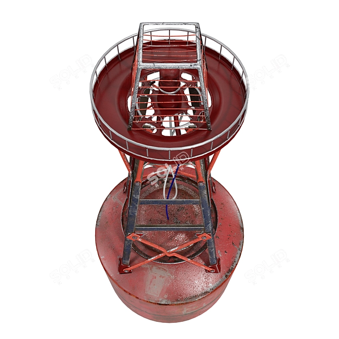 Marine Navigation Buoy 3D Model 3D model image 5