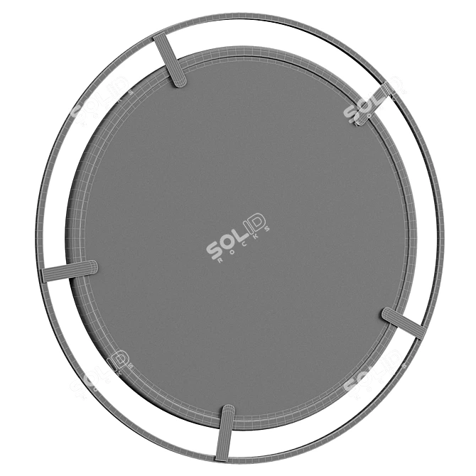  Thales Black Gold Mirror 3D model image 2