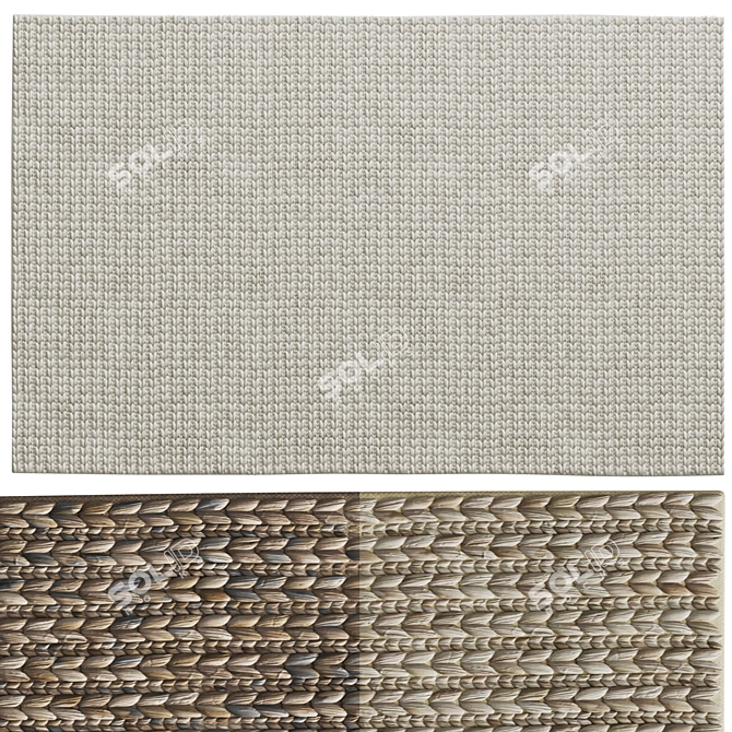 Calista Monaco Rug Collection 3D model image 1