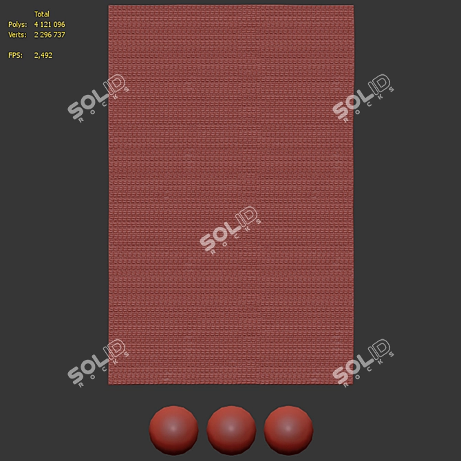 Calista Monaco Rug Collection 3D model image 7