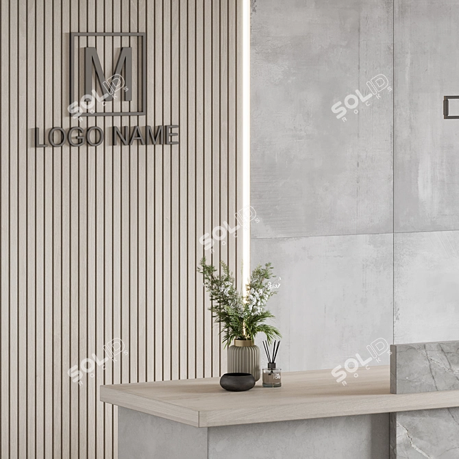 Modern Reception Design Model 3D model image 5