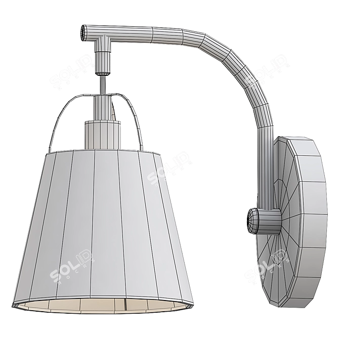 Elegant G9 Model Lamp 3D model image 2