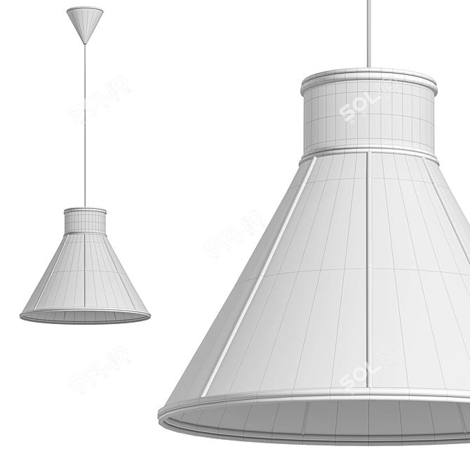 Modern Loft Lamp Wilma 3D model image 4