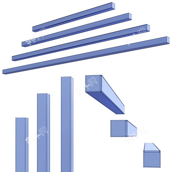 Tunto LED28 Oak Wall Lamp 3D model image 2