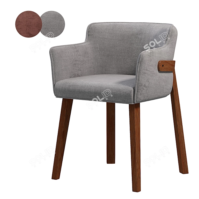 Modern Dining Chair Set Offer 3D model image 1