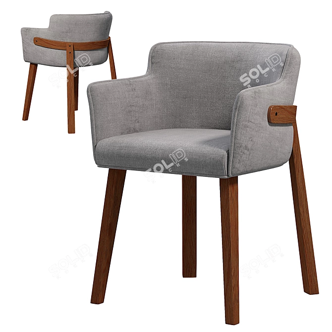 Modern Dining Chair Set Offer 3D model image 3