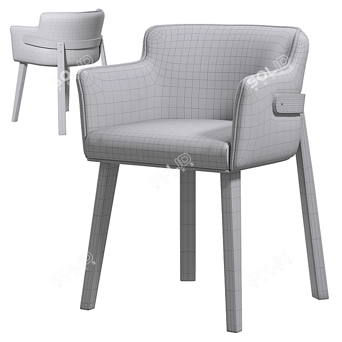 Modern Dining Chair Set Offer 3D model image 7