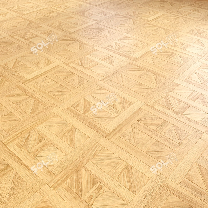 Wooden Floor 3D Model Set 3D model image 2