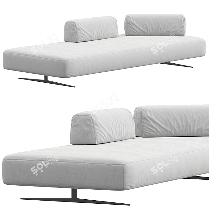 Elegant 1917 Sofa, Lago Design 3D model image 4