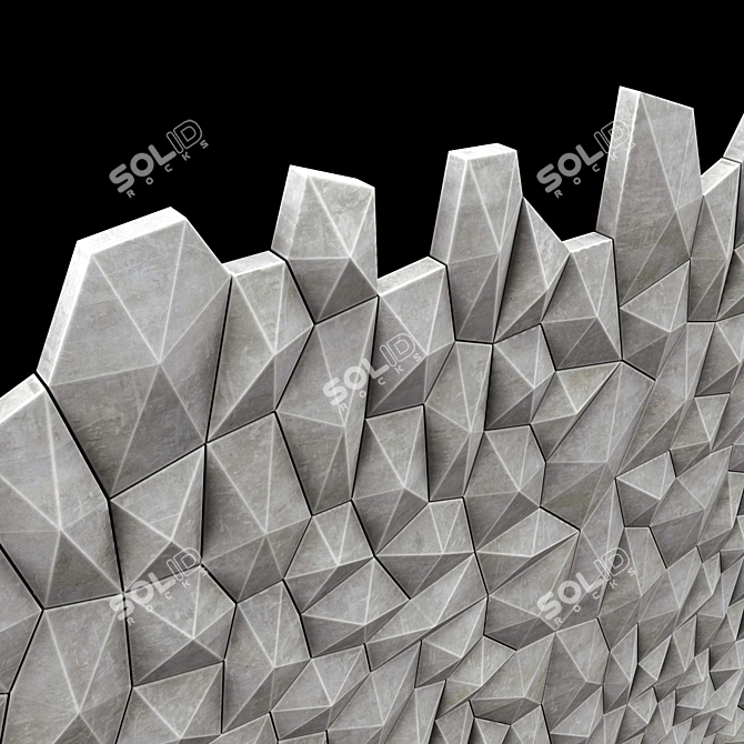 Polygon Panel N1a, 105k Vertices 3D model image 5