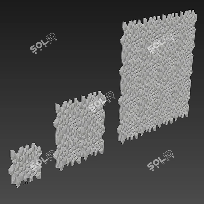 Polygon Panel N1a, 105k Vertices 3D model image 6