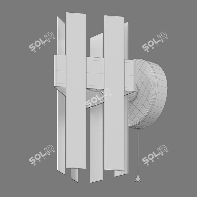 Eurosvet Spada Wall Sconce Black 3D model image 2