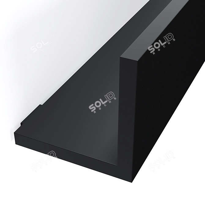 SOLID SURFACE Floating Shelf 3D model image 3