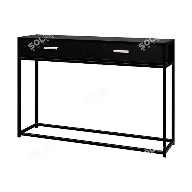 Elegant Adair Console Table by Hawthorne Ave 3D model image 1