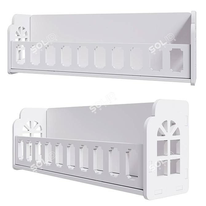 Wall Shelf Set AIS Laser 3D model image 1