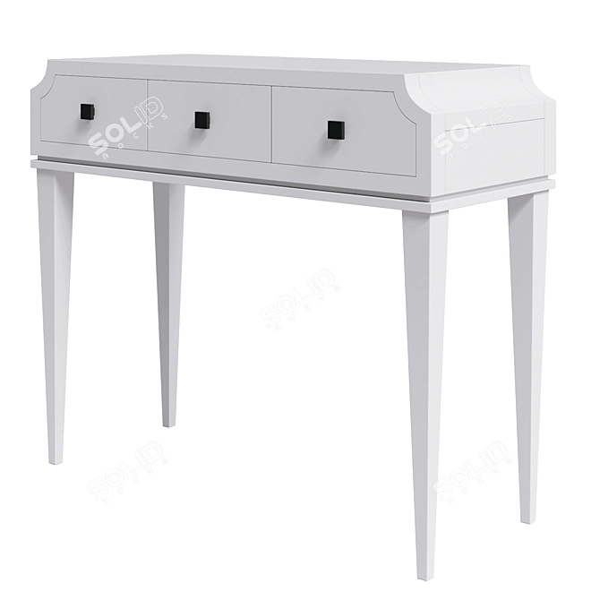 Elegant Sanremi Sofia Dressing Table 3D model image 1