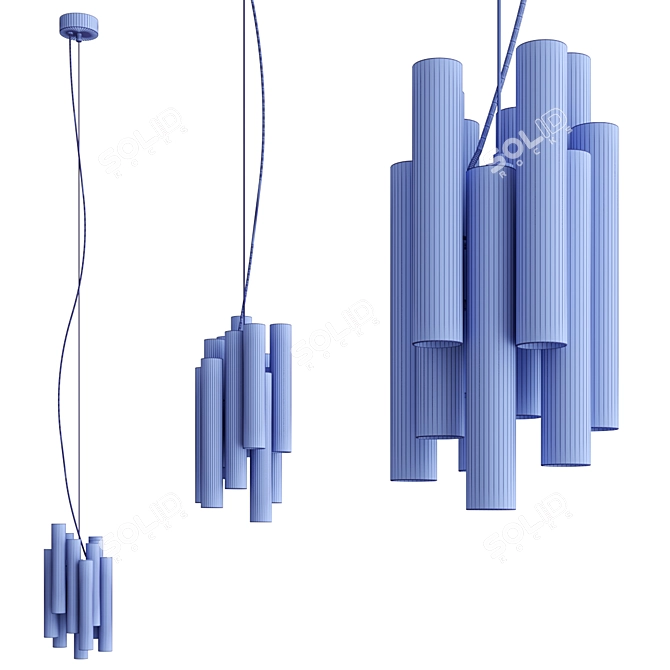 TOOT LED Pendant Lamp Rashid 3D model image 2