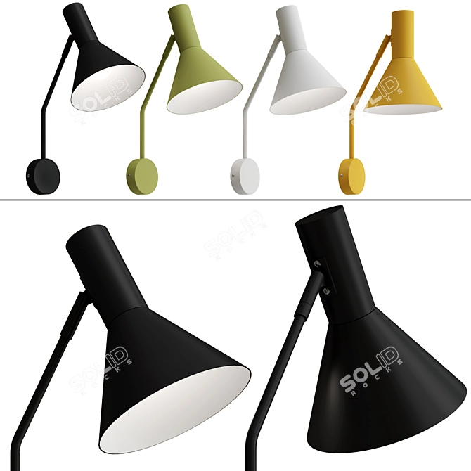 Frandsen Lyss Designer Wall Lamp 3D model image 2