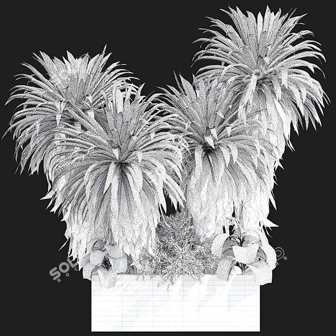 Outdoor Plant 60 3D Model 3D model image 4