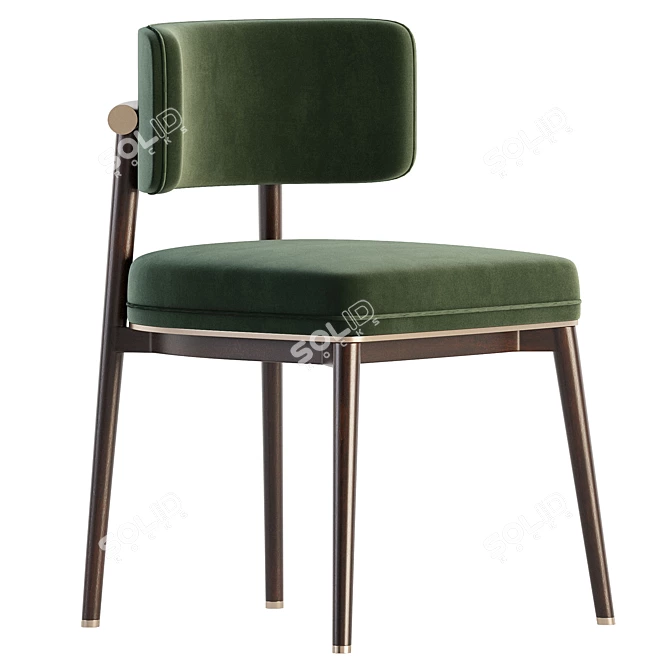 Modern Frank Dining Chair Design 3D model image 3