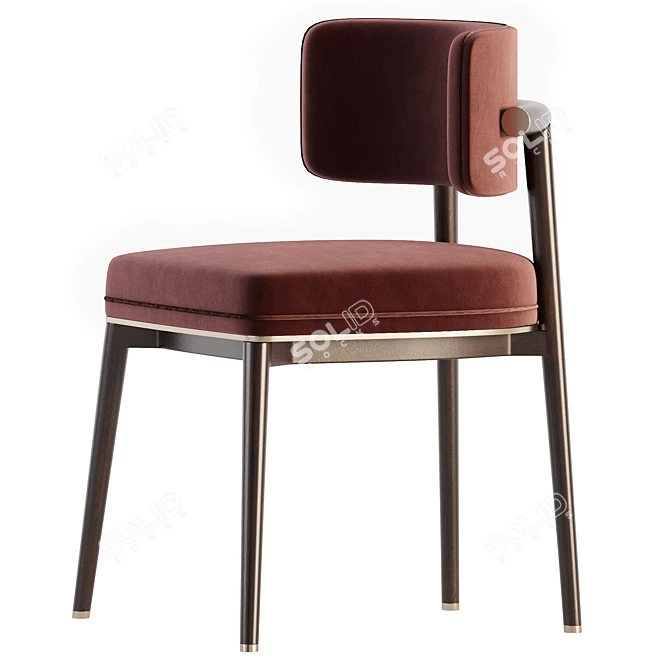 Modern Frank Dining Chair Design 3D model image 5