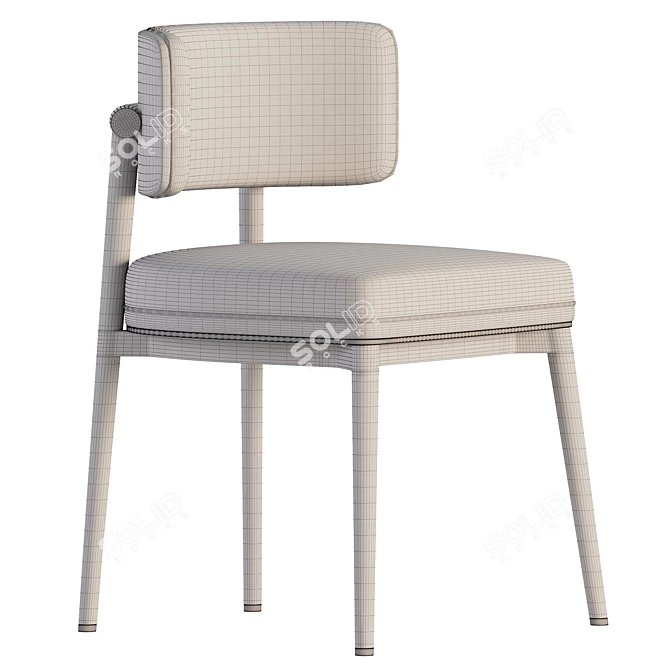 Modern Frank Dining Chair Design 3D model image 6