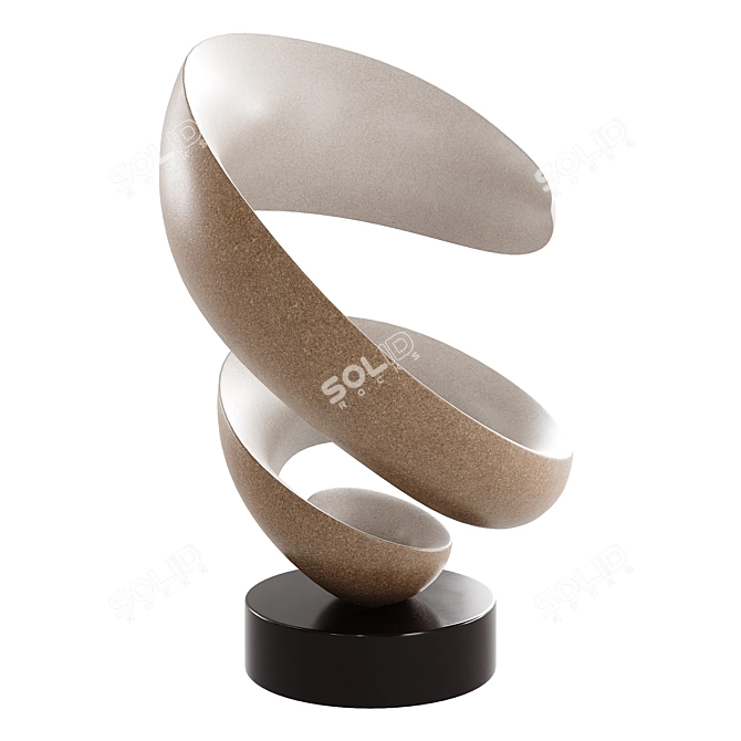 Whirlwind Abstract Sculpture by Jason Quigno 3D model image 7