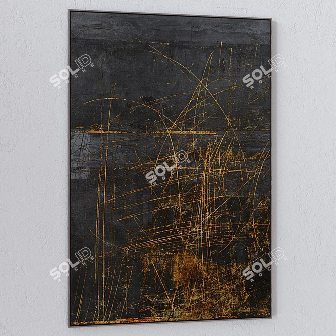 Large Wall Art Set 2088 3D model image 4