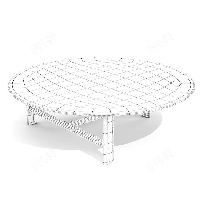 Frigerio Salotti Mocki Tables Set 3D model image 3