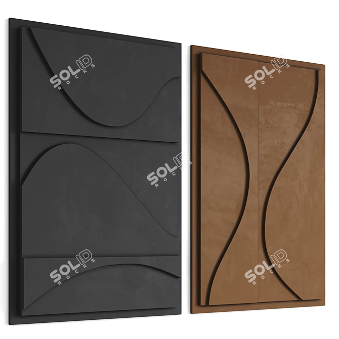 The Audo Embossed Panels 3D model image 3