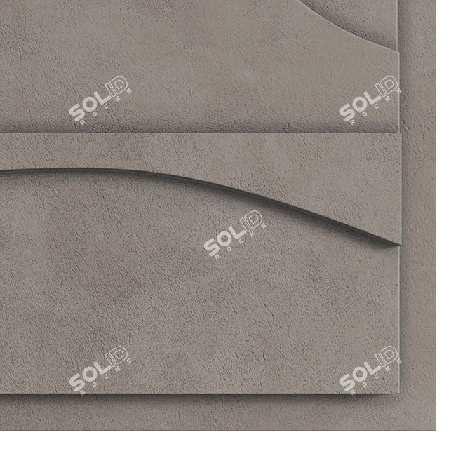 The Audo Embossed Panels 3D model image 5