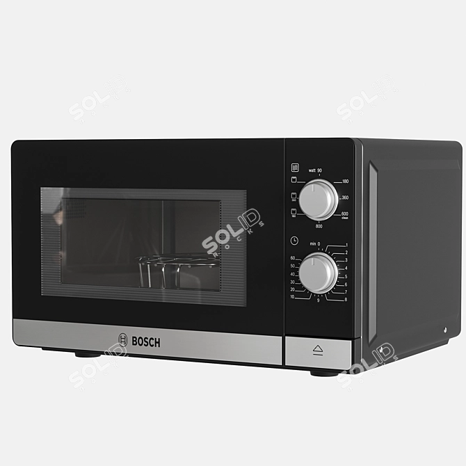 Bosch Microwave FEL020MS2B Model 3D model image 6