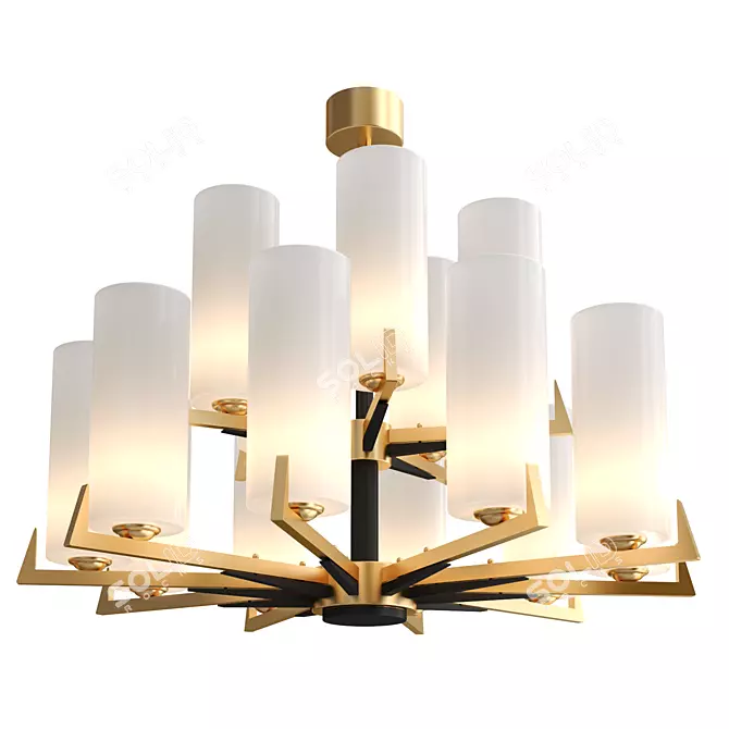 Favourite MAXIMO Hanging Chandelier 3D model image 1