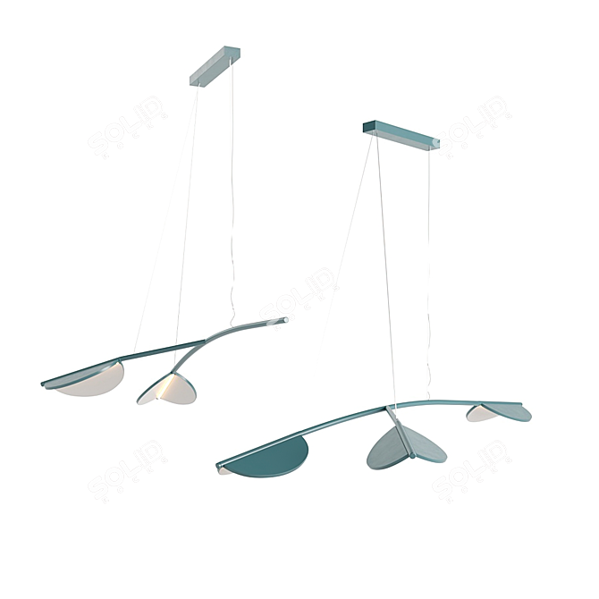 Rotatable Adjustable Lamp Family 3D model image 5