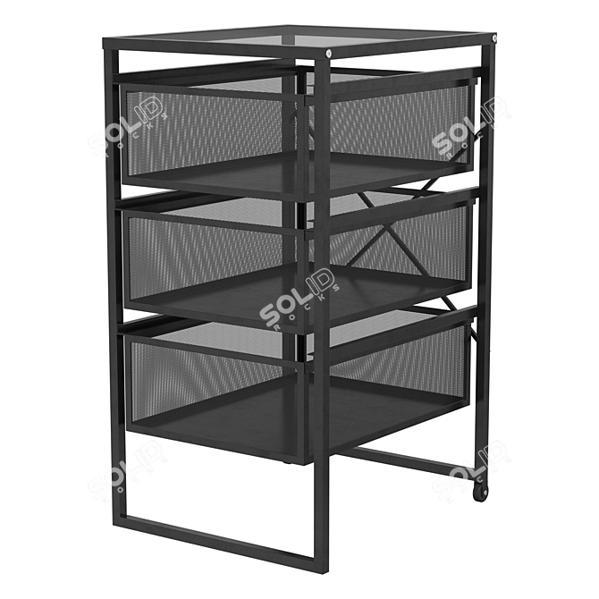 IKEA LENNART 2-Color Storage Organizer 3D model image 3