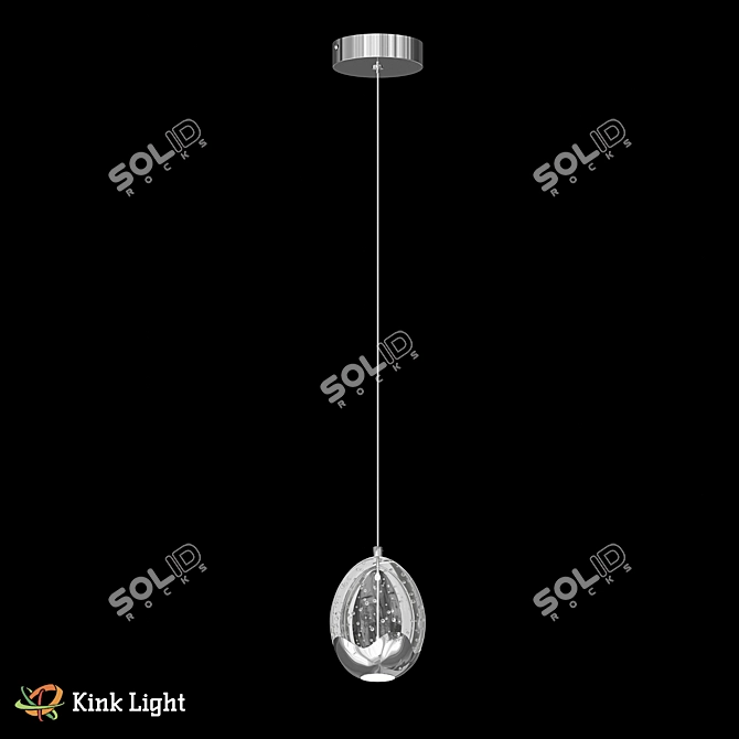 Modern LED Pendant Light Chroma 3D model image 1