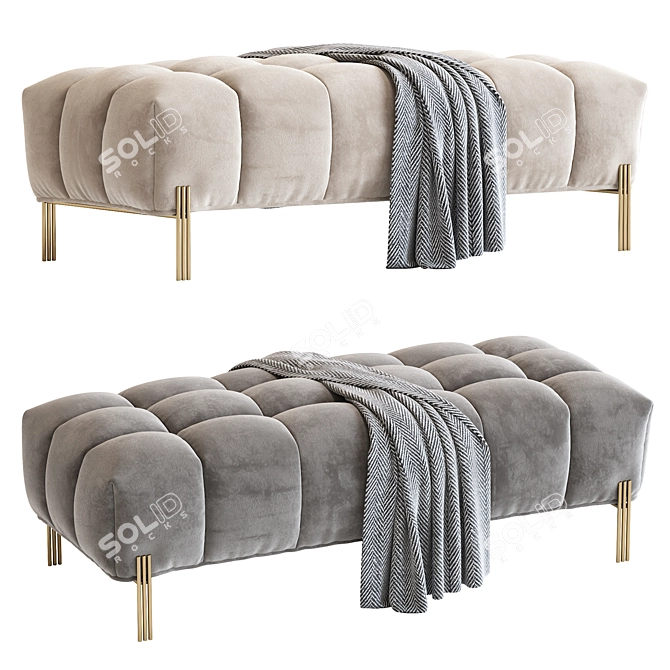 Sienna Modern Bench 2013 Corona 3D model image 1