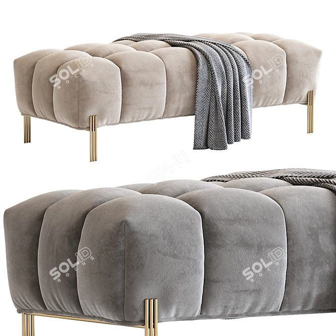 Sienna Modern Bench 2013 Corona 3D model image 2