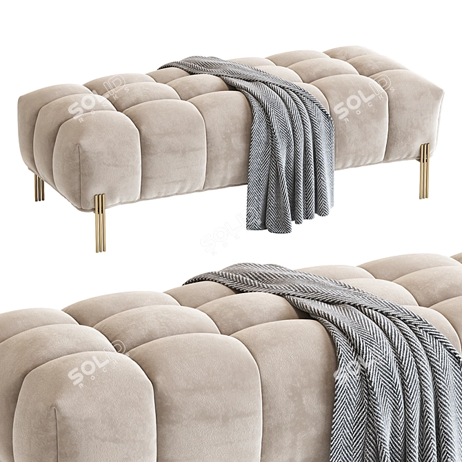 Sienna Modern Bench 2013 Corona 3D model image 4