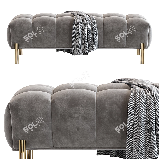 Sienna Modern Bench 2013 Corona 3D model image 5