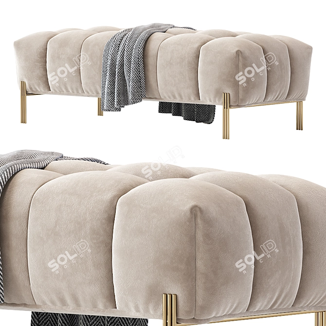 Sienna Modern Bench 2013 Corona 3D model image 6