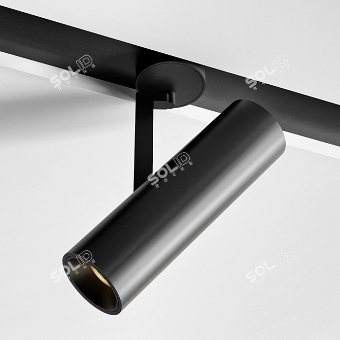 Modern Lighting Set with Polished Design 3D model image 2