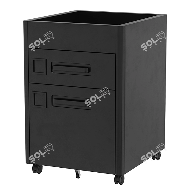 Modern IKEA IDÅSEN Desk Organizer 3D model image 1