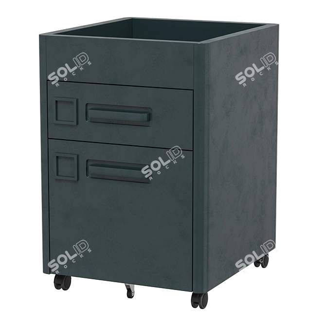 Modern IKEA IDÅSEN Desk Organizer 3D model image 3