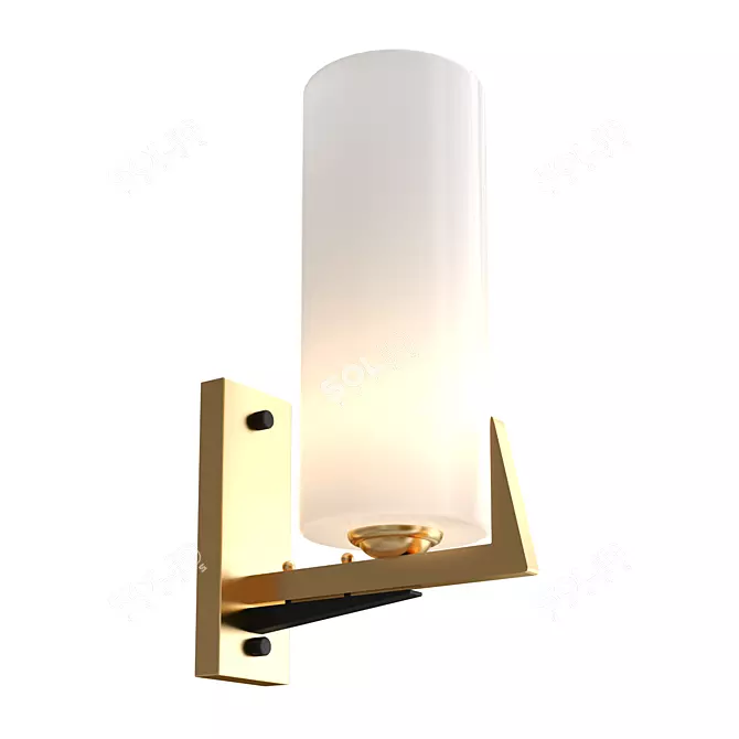 Modern Favourite MAXIMO Wall Sconce 3D model image 1