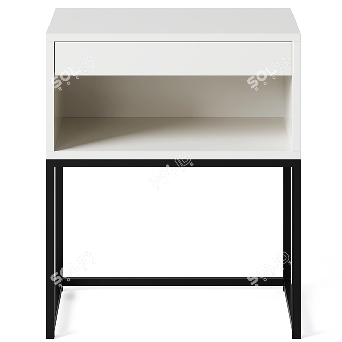 Modern Nightstand Cholet by Actona 3D model image 2