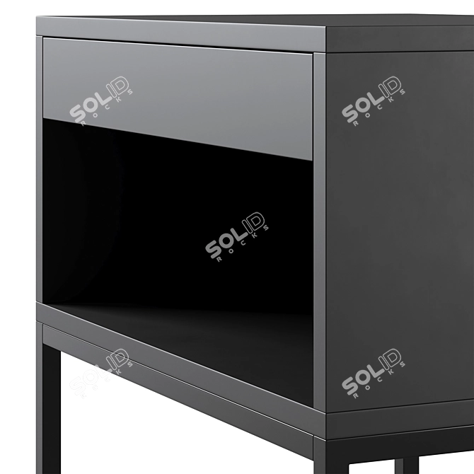 Modern Nightstand Cholet by Actona 3D model image 3