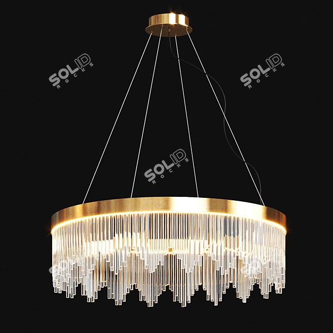 Enchanting Romatti Fairytale Lighting Chandelier 3D model image 3
